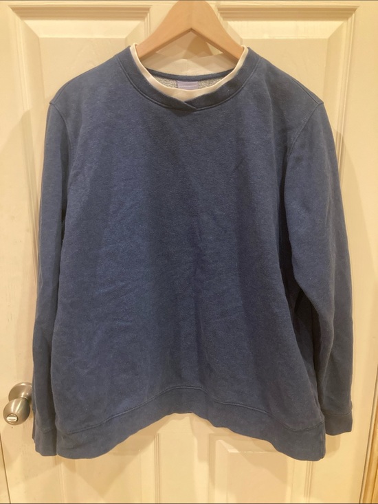 Laura Scott Sweaters - Laura Scott Men's Crewneck Sweatshirt in Dusty Blue